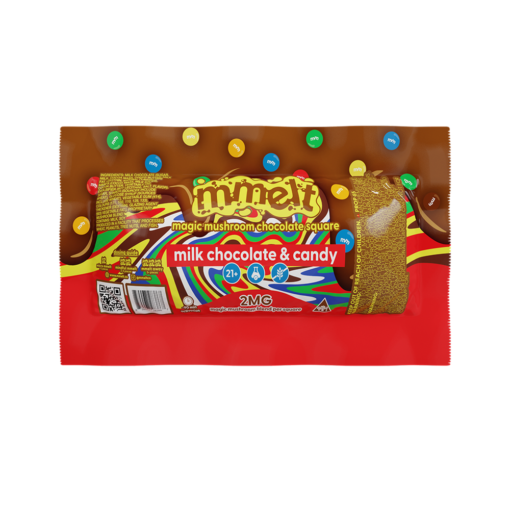 MMelts Mushrooms Chocolates Bars 6mg/2mg (10 Flavors)