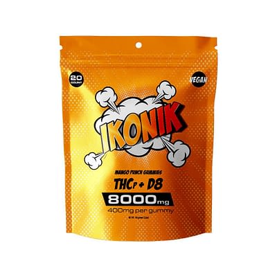 IKONIK Vegan THCp + D8 Gummies 400mg/ 800mg (5 Flavors)