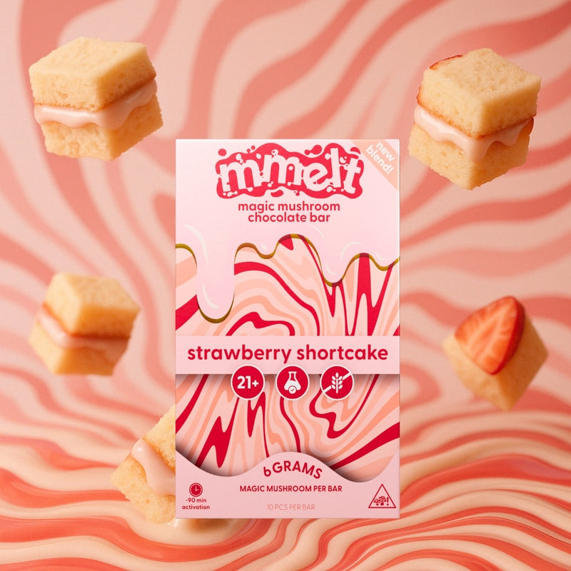 MMelts Mushrooms Chocolates Bars 6mg/2mg (10 Flavors)
