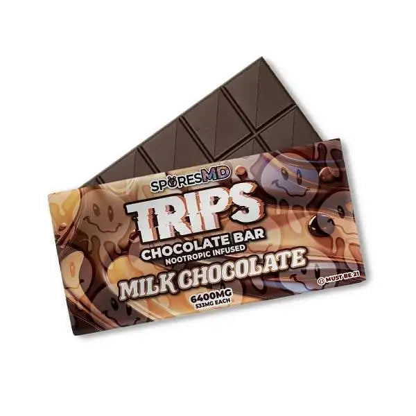 Trips Chocolate Bar Nootropic Infused 6400mg (5 Flavors)