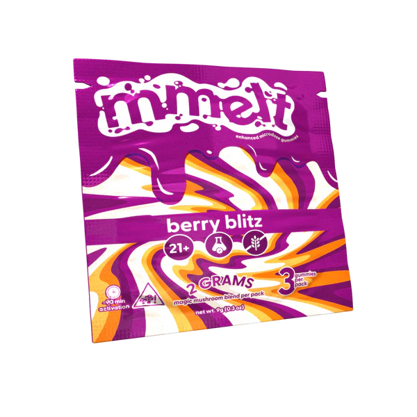 MMelts Mushrooms Gummies - 3ct/ 6ct (6 Flavors)