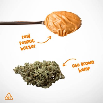 Baked Delta-9 Peanut Bud-Der Cookies (3 Sizes)