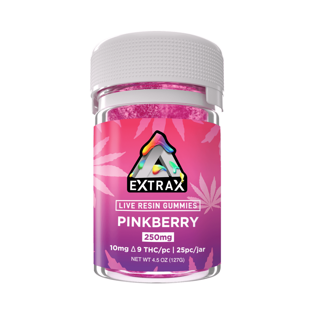 250mg Pure Live Resin Delta 9 Gummies – Delta Extrax (6 Flavors)