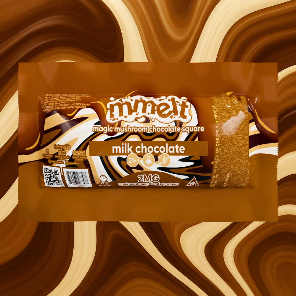 MMelts Mushrooms Chocolates Bars 6mg/2mg (10 Flavors)