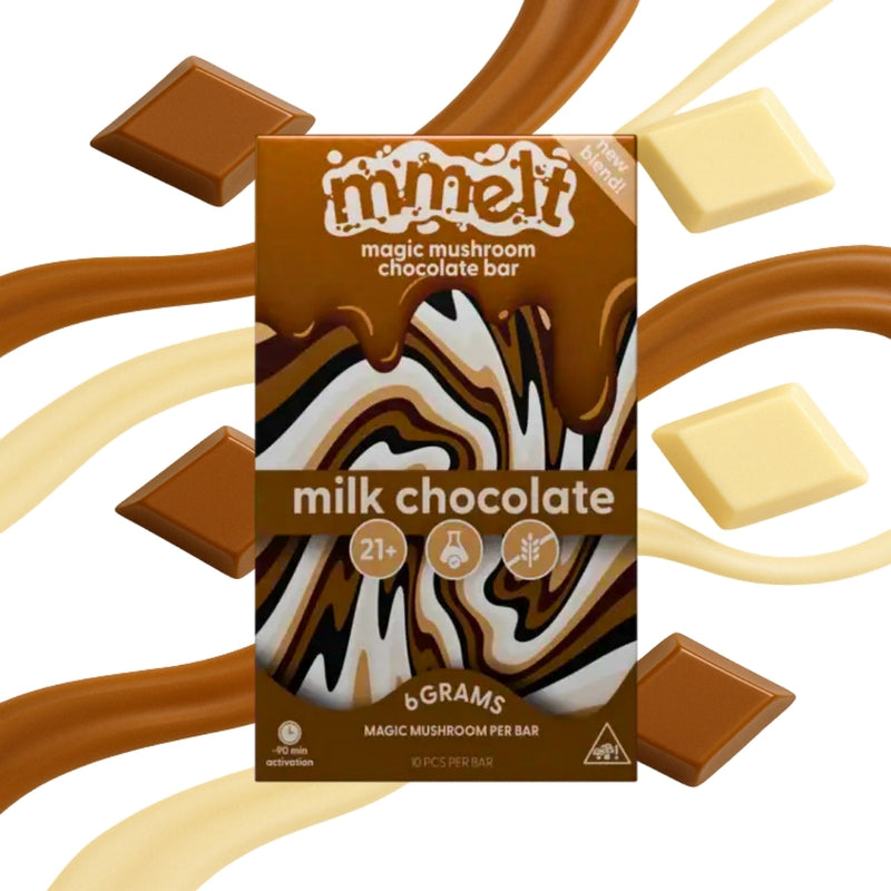 MMelts Mushrooms Chocolates Bars 6mg/2mg (10 Flavors)
