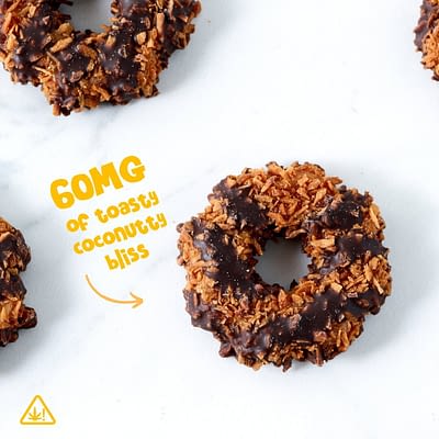 Baked Delta-9 Toasted Coconut Cookies (3 Sizes)