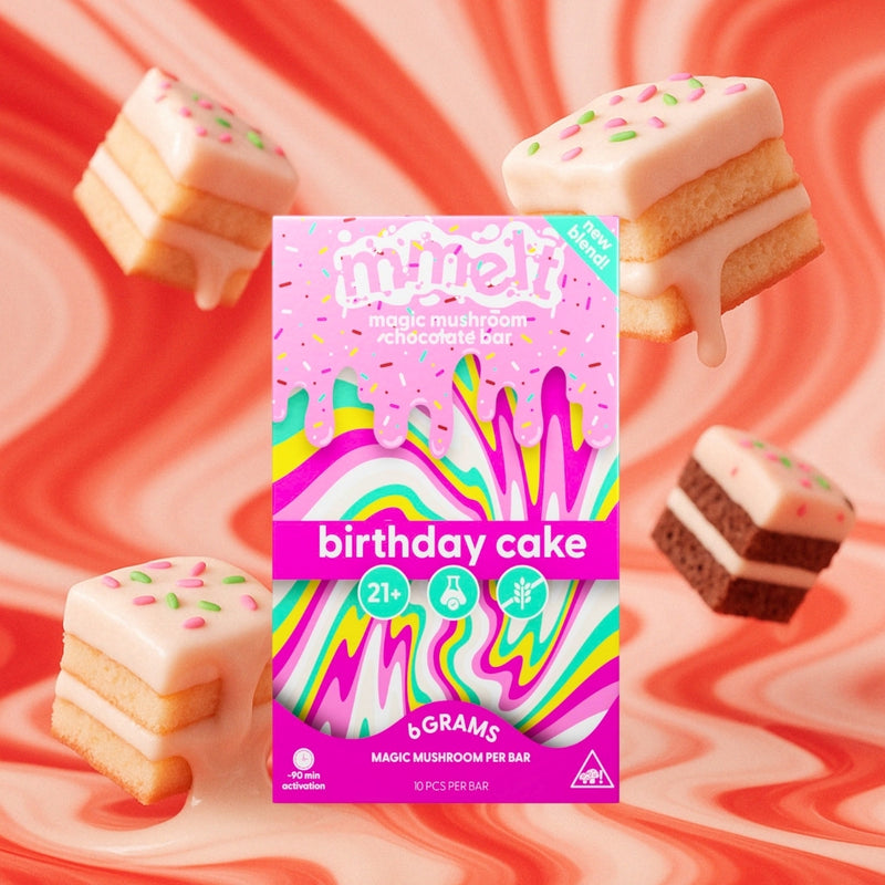 MMelts Mushrooms Chocolates Bars 6mg/2mg (10 Flavors)