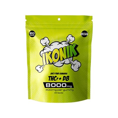 IKONIK Vegan THCp + D8 Gummies 400mg/ 800mg (5 Flavors)