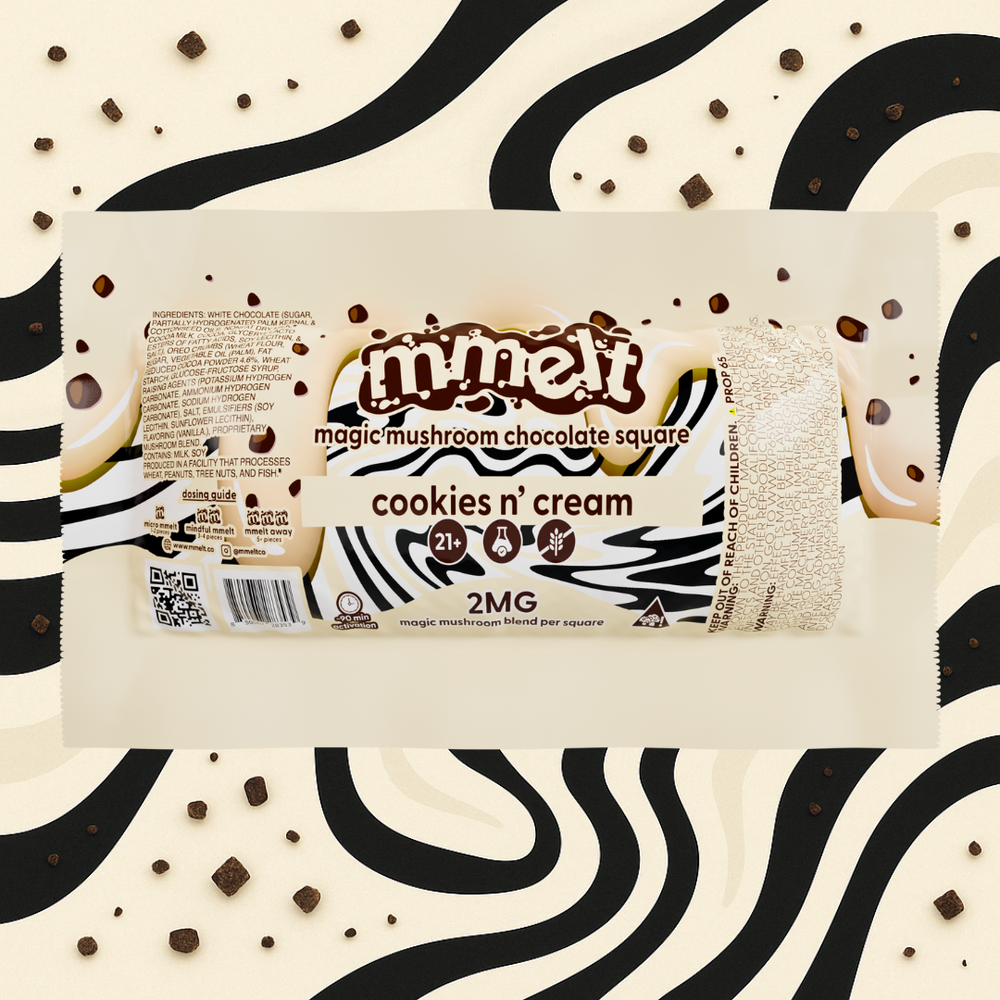 MMelts Mushrooms Chocolates Bars 6mg/2mg (10 Flavors)