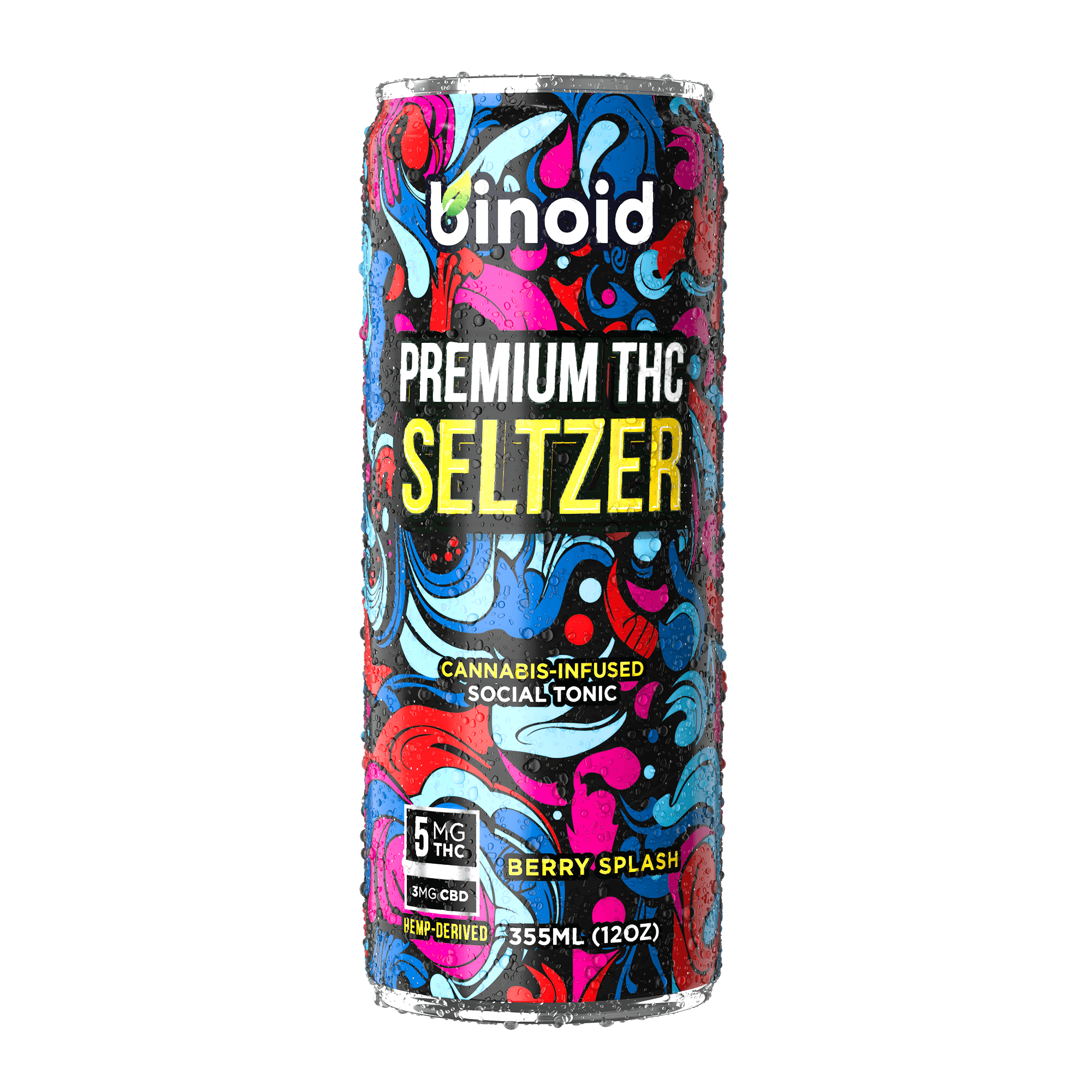 THC Seltzer – Good Vibes Cannabis Drink - 4 Pack (4 Flavors)