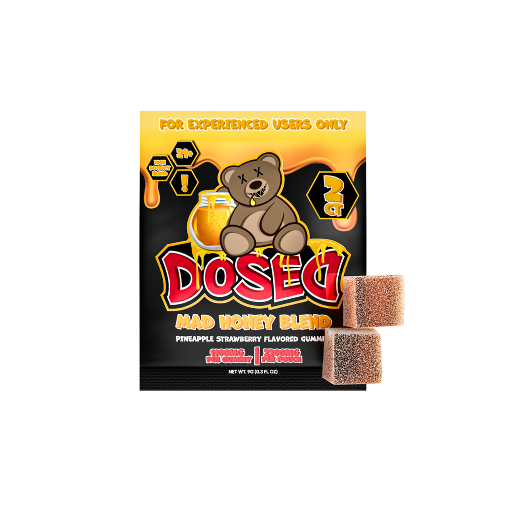 Dosed Mad Honey Gummies 22,000mg
