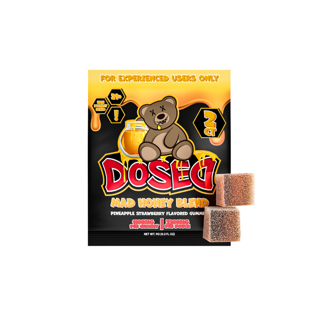 Dosed Mad Honey Gummies 22,000mg