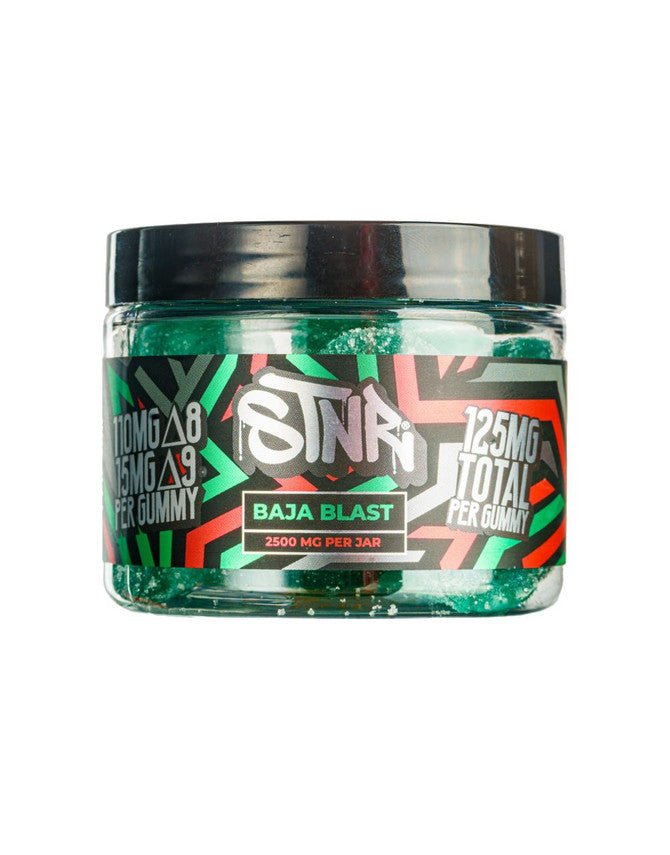 STNR Creations 2500MG Delta 8 + Delta 9 Gummies (2 Flavors)