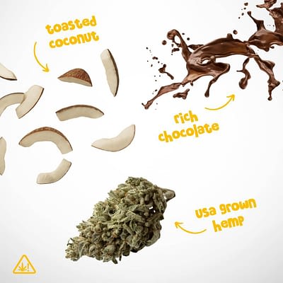 Baked Delta-9 Toasted Coconut Cookies (3 Sizes)