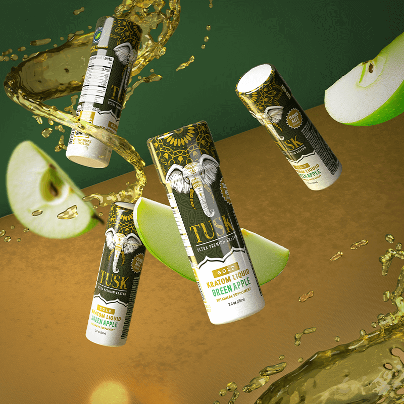 "Gold" Kratom Shots 150mg-MIT (6 Flavors)