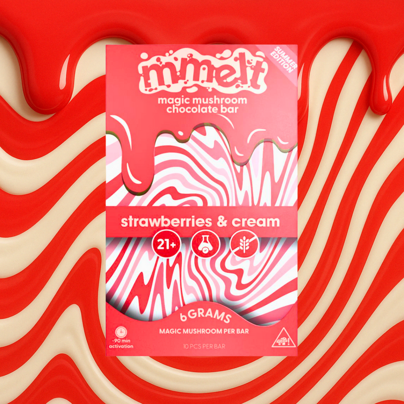 MMelts Mushrooms Chocolates Bars 6mg/2mg (10 Flavors)