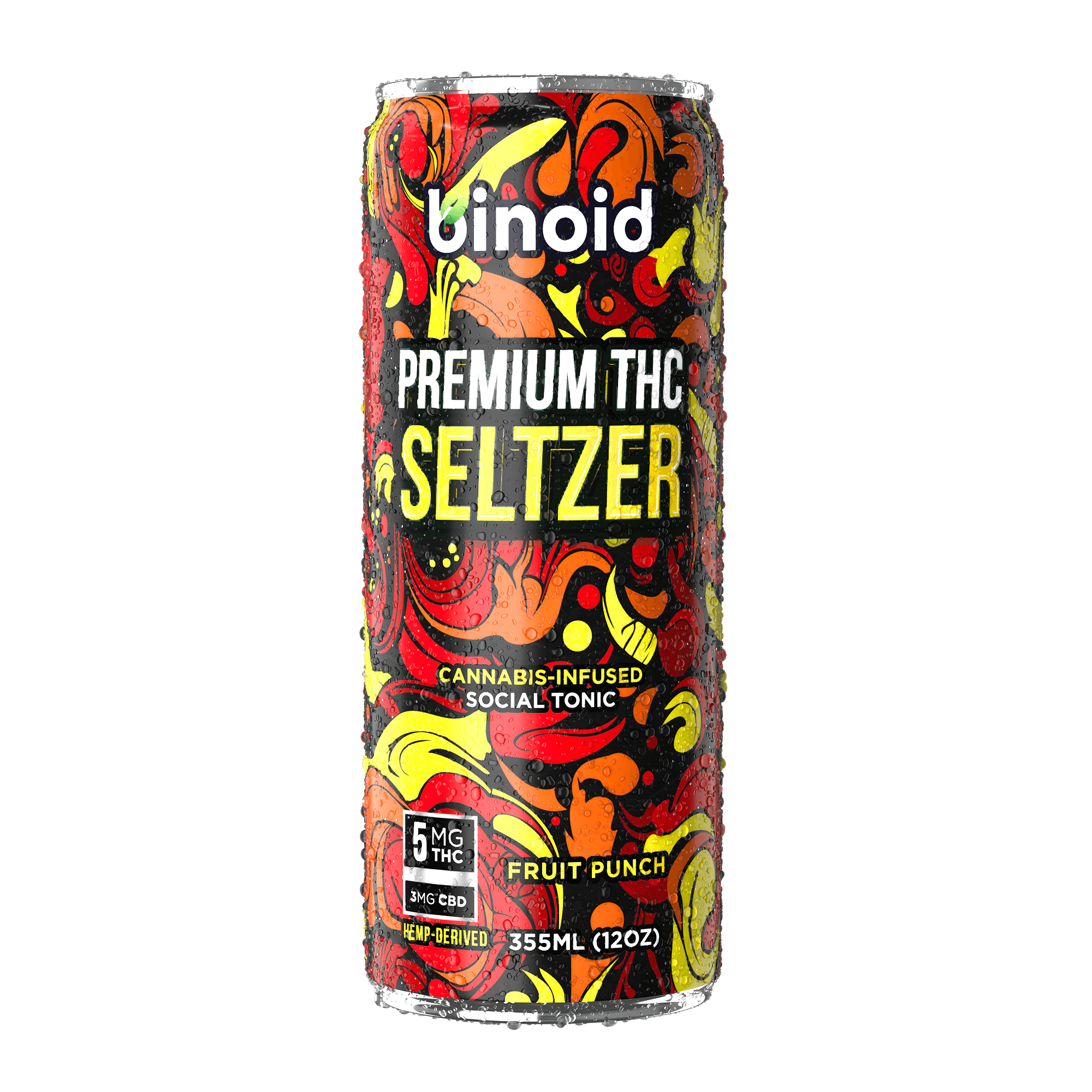 THC Seltzer – Good Vibes Cannabis Drink - 4 Pack (4 Flavors)