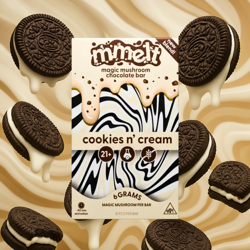 MMelts Mushrooms Chocolates Bars 6mg/2mg (10 Flavors)