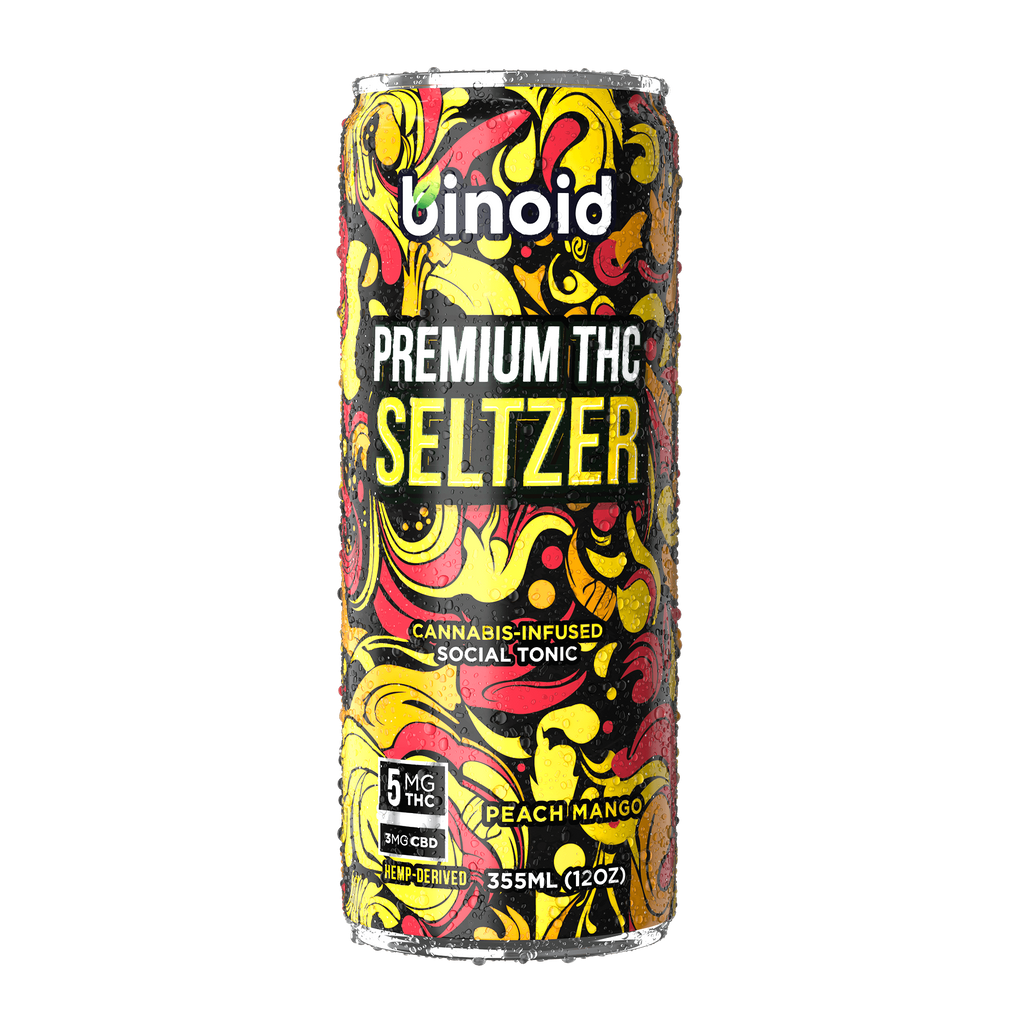 THC Seltzer – Good Vibes Cannabis Drink - 4 Pack (4 Flavors)