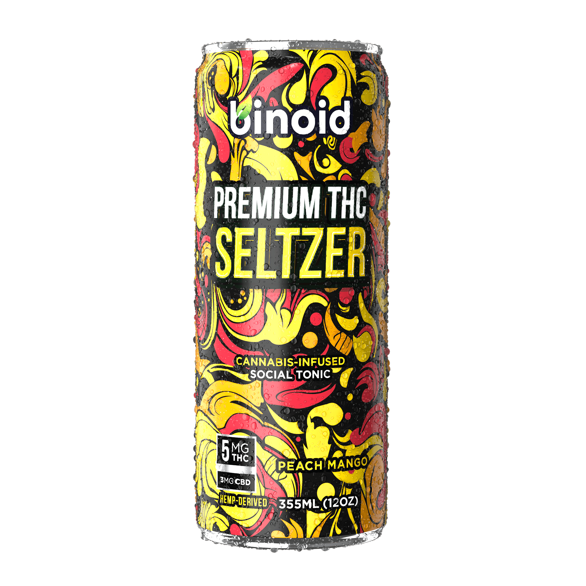 THC Seltzer – Good Vibes Cannabis Drink - 4 Pack (4 Flavors)
