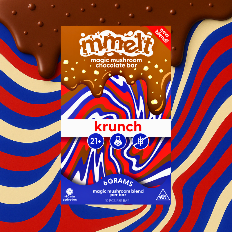 MMelts Mushrooms Chocolates Bars 6mg/2mg (10 Flavors)