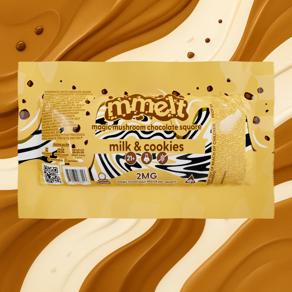 MMelts Mushrooms Chocolates Bars 6mg/2mg (10 Flavors)