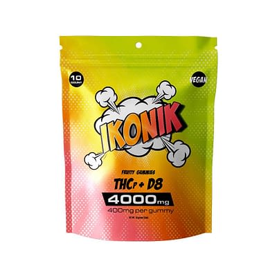 IKONIK Vegan THCp + D8 Gummies 400mg/ 800mg (5 Flavors)