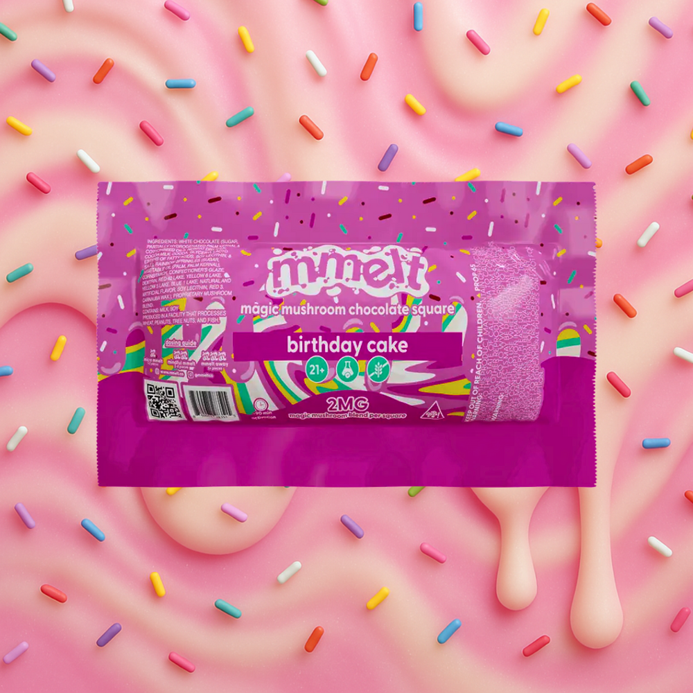 MMelts Mushrooms Chocolates Bars 6mg/2mg (10 Flavors)