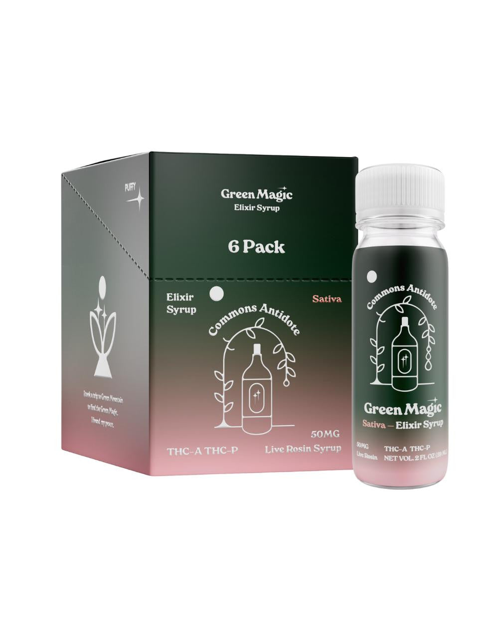 Sweet Life 50MG Syrup THC-A THC-P Live Rosin 6CT (3 Flavors)
