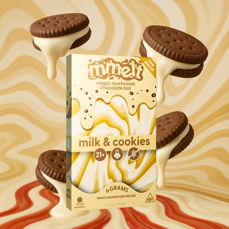 MMelts Mushrooms Chocolates Bars 6mg/2mg (10 Flavors)