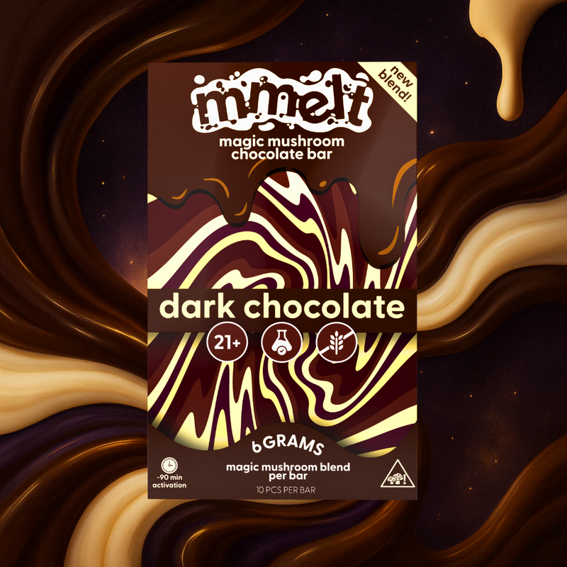 MMelts Mushrooms Chocolates Bars 6mg/2mg (10 Flavors)