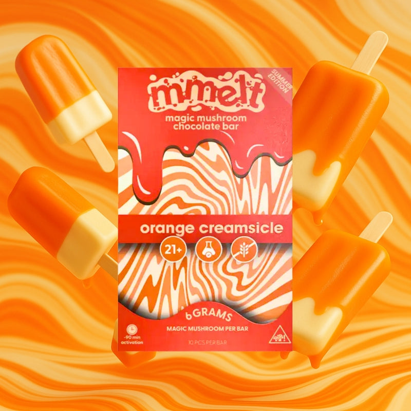 MMelts Mushrooms Chocolates Bars 6mg/2mg (10 Flavors)