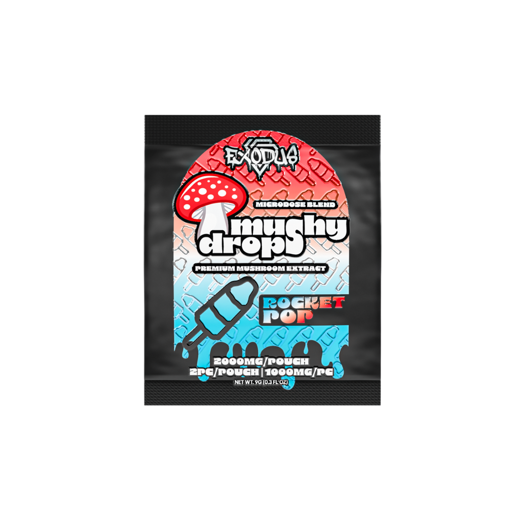 Mushy Drops Mushroom Gummies 2,000mg (3 Flavors)