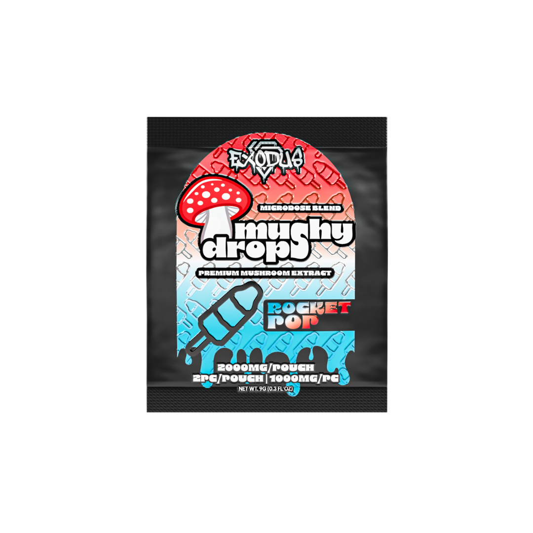 Mushy Drops Mushroom Gummies 2,000mg (3 Flavors)