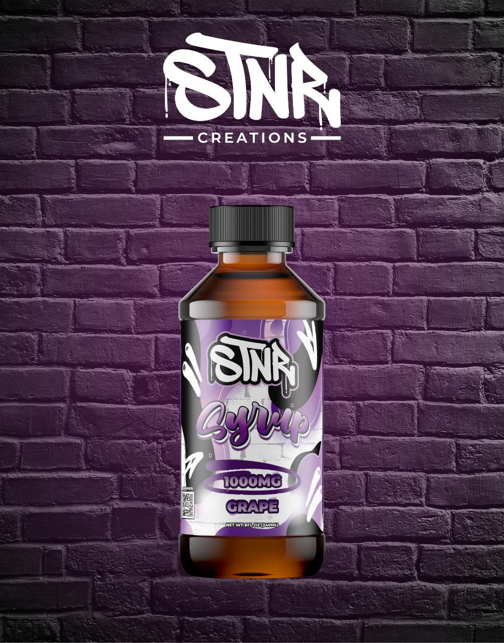 STNR Creations 1000MG Syrup D8/D9 (4 Flavors)