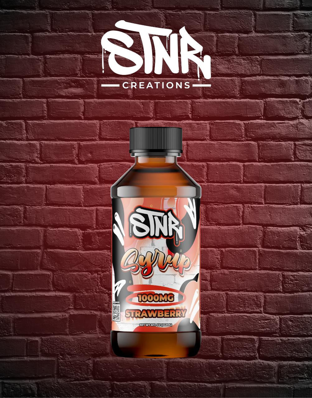 STNR Creations 1000MG Syrup D8/D9 (4 Flavors)