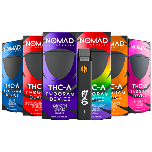 THC-A Two Gram Device Nomad Los Angeles (5 Flavors)