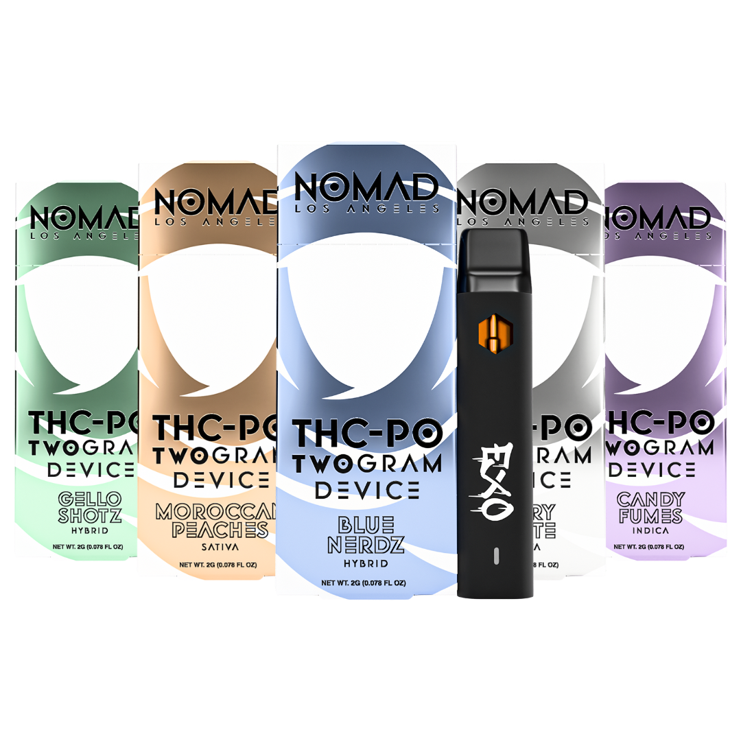 THC-PO Two Gram Device Nomad Los Angeles (5 Flavors)