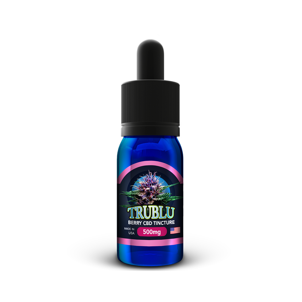 Blue Moon Hemp 500mg/ 1000mg/ 2000mg/ 3000mg (Berry) Tru Blu Tincture