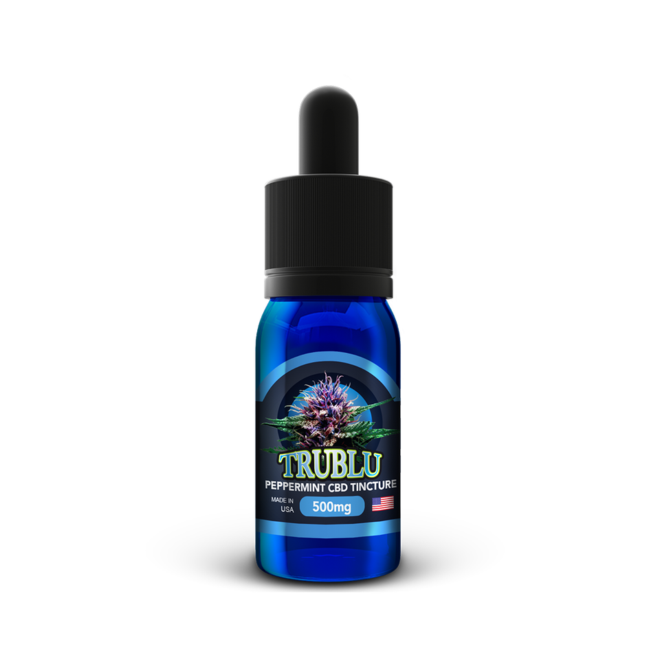 Blue Moon Hemp 500mg/ 1000mg/ 2000mg/ 3000mg (Peppermint) Tru Blu Tincture