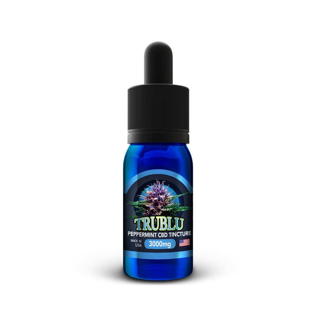 Blue Moon Hemp 500mg/ 1000mg/ 2000mg/ 3000mg (Peppermint) Tru Blu Tincture