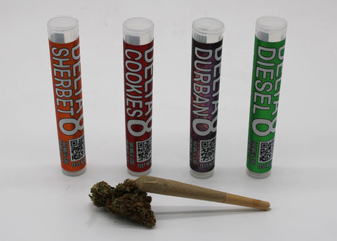 1 GRAM DELTA 8 THC HEMP JOINTS - 4 STRAINS AVAILABLE