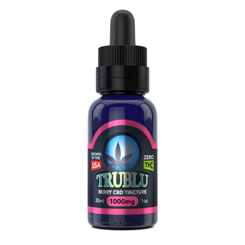 Blue Moon Hemp 500mg/ 1000mg/ 2000mg/ 3000mg (Berry) Tru Blu Tincture