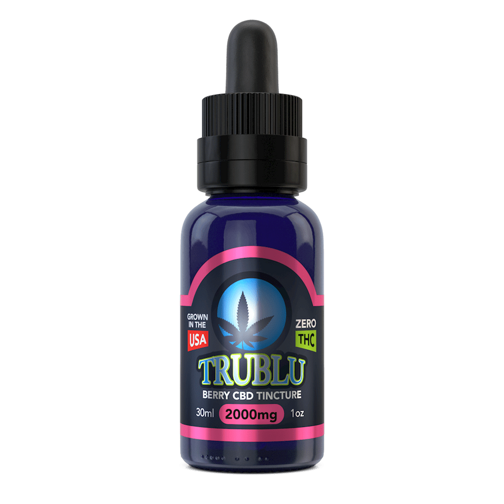 Blue Moon Hemp 500mg/ 1000mg/ 2000mg/ 3000mg (Berry) Tru Blu Tincture