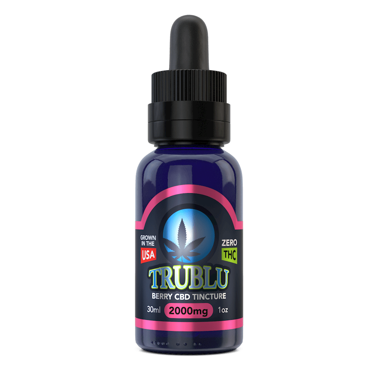 Blue Moon Hemp 500mg/ 1000mg/ 2000mg/ 3000mg (Berry) Tru Blu Tincture
