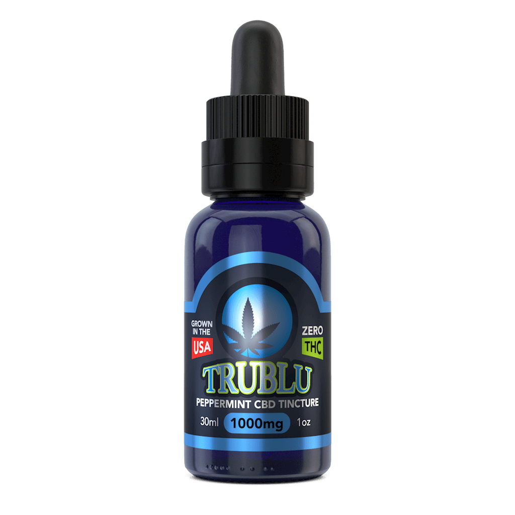 Blue Moon Hemp 500mg/ 1000mg/ 2000mg/ 3000mg (Peppermint) Tru Blu Tincture