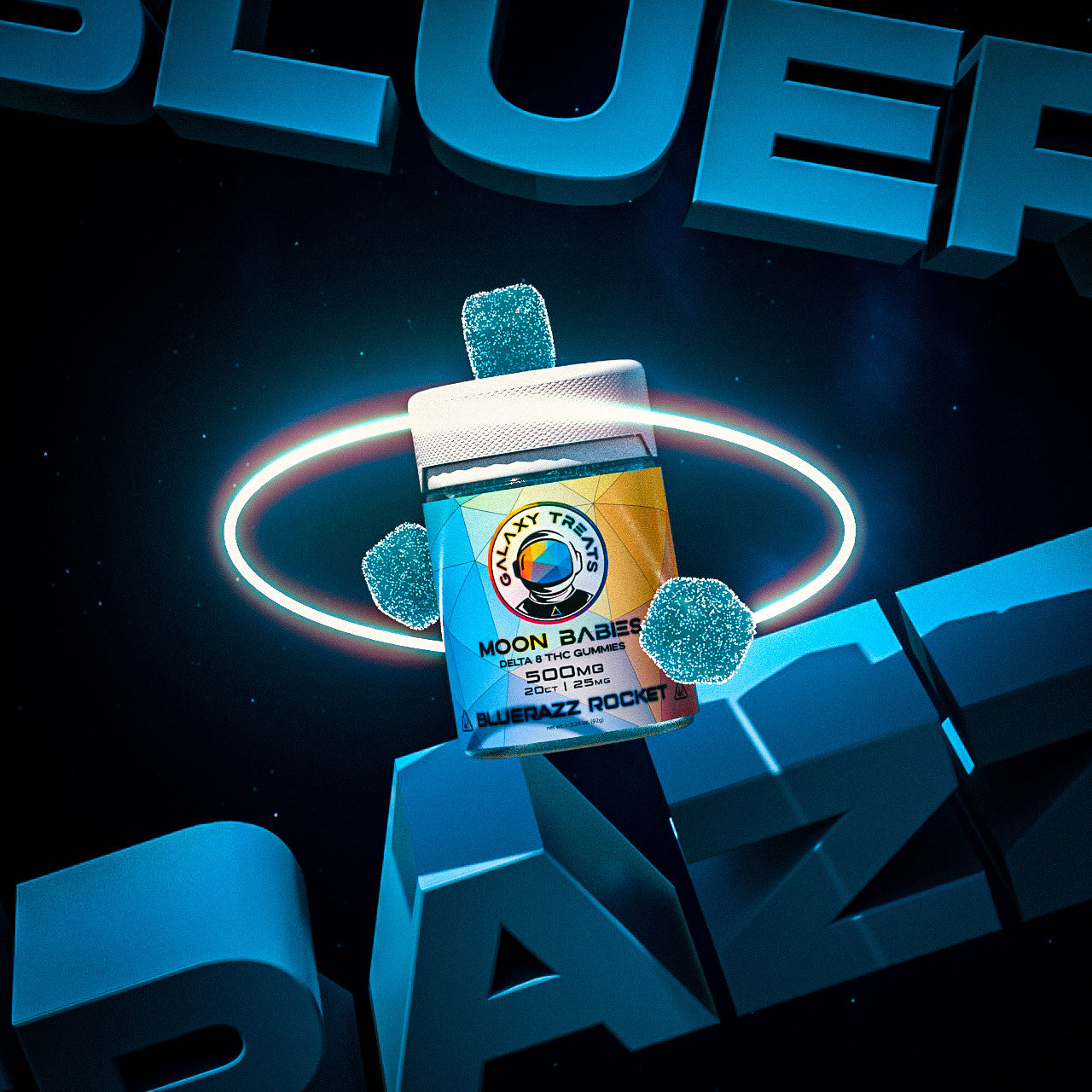 Galaxy Treats Moon Babies | 500mg Delta 8 (3 Flavors)