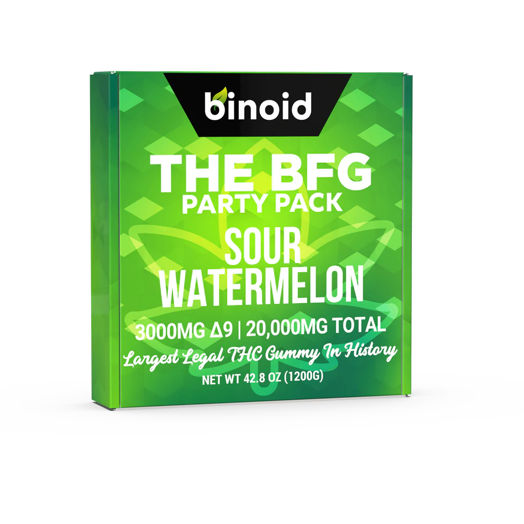The BFG - 3000mg Delta 9 THC Gummy 20,000mg total (3 Flavors)