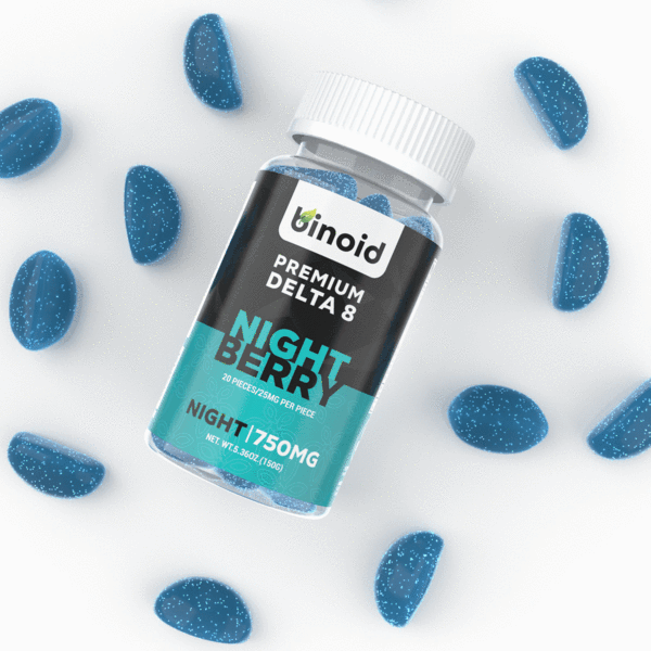 Delta 8 Gummies - Night Berry/ Watermelon Day 750MG