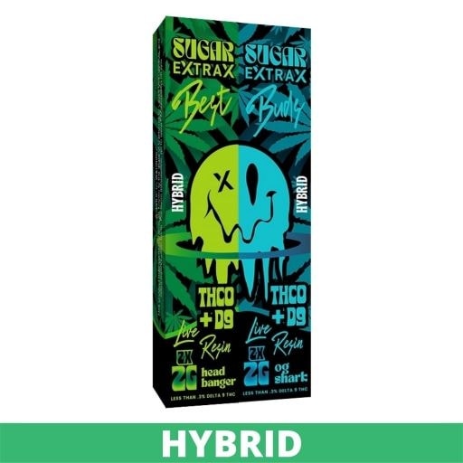 Live Resin Delta 9 Disposable Vape Combo Pack - Delta Extrax 2g (3 Flavors)